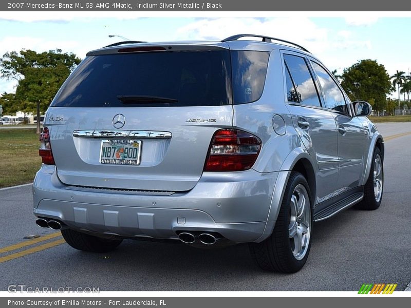 Iridium Silver Metallic / Black 2007 Mercedes-Benz ML 63 AMG 4Matic