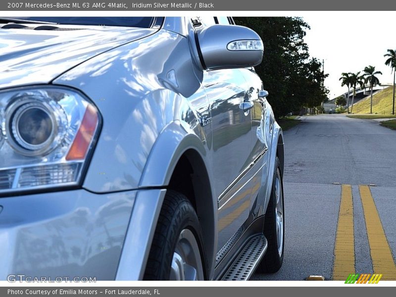 Iridium Silver Metallic / Black 2007 Mercedes-Benz ML 63 AMG 4Matic