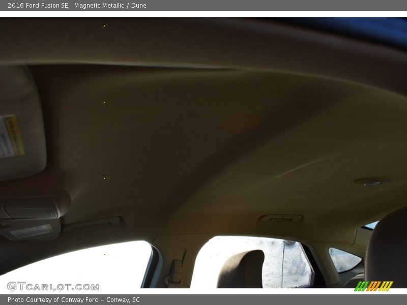 Magnetic Metallic / Dune 2016 Ford Fusion SE