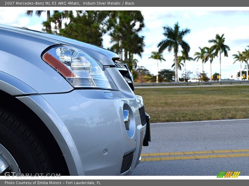 Iridium Silver Metallic / Black 2007 Mercedes-Benz ML 63 AMG 4Matic