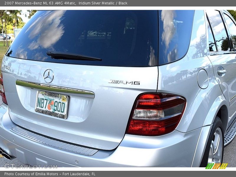 Iridium Silver Metallic / Black 2007 Mercedes-Benz ML 63 AMG 4Matic