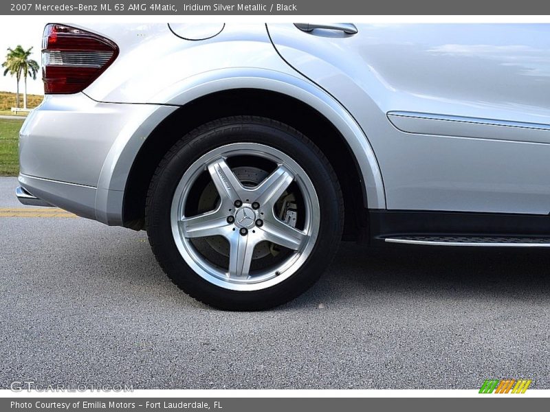 Iridium Silver Metallic / Black 2007 Mercedes-Benz ML 63 AMG 4Matic