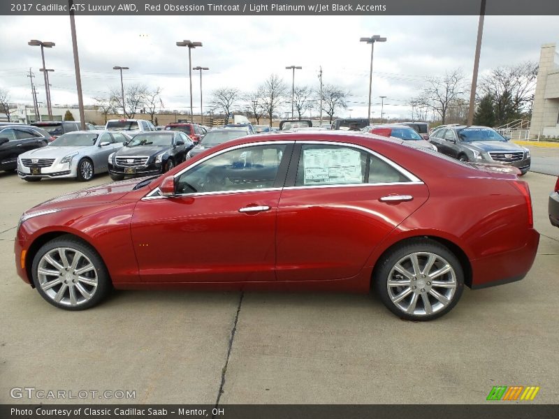  2017 ATS Luxury AWD Red Obsession Tintcoat