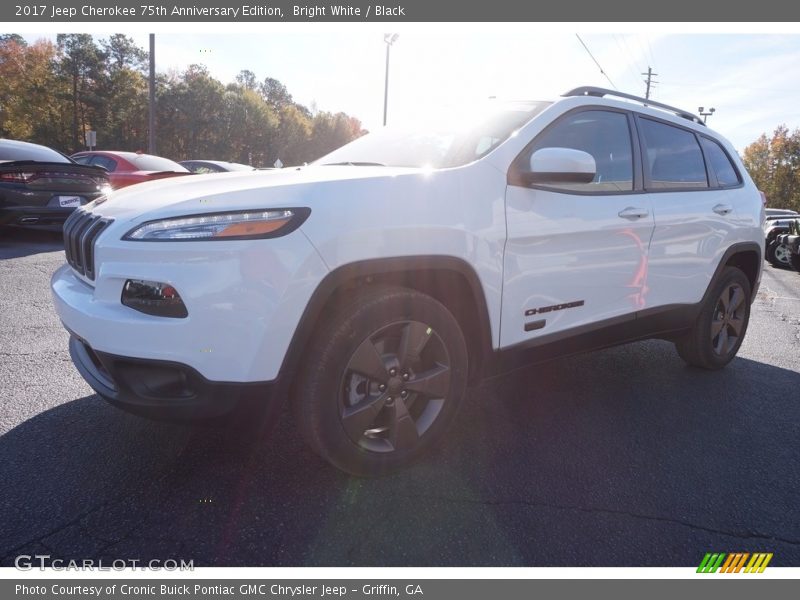 Bright White / Black 2017 Jeep Cherokee 75th Anniversary Edition