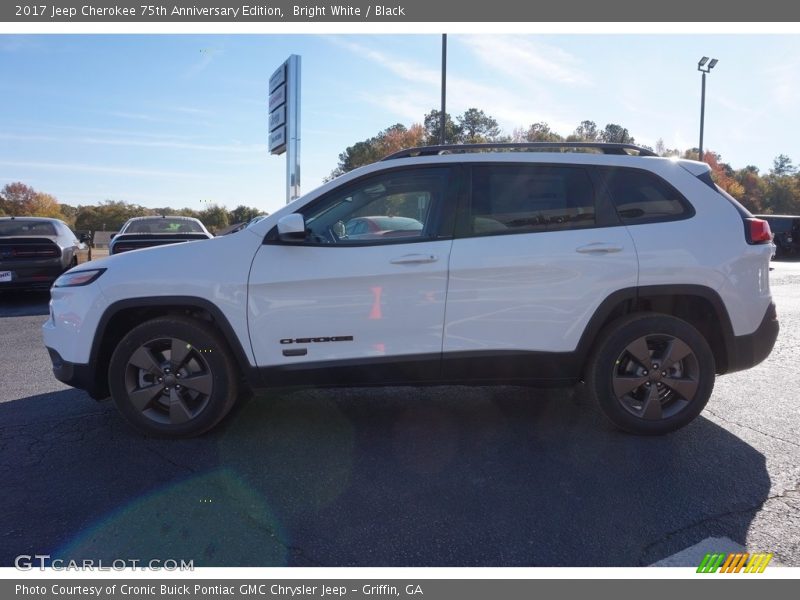 Bright White / Black 2017 Jeep Cherokee 75th Anniversary Edition