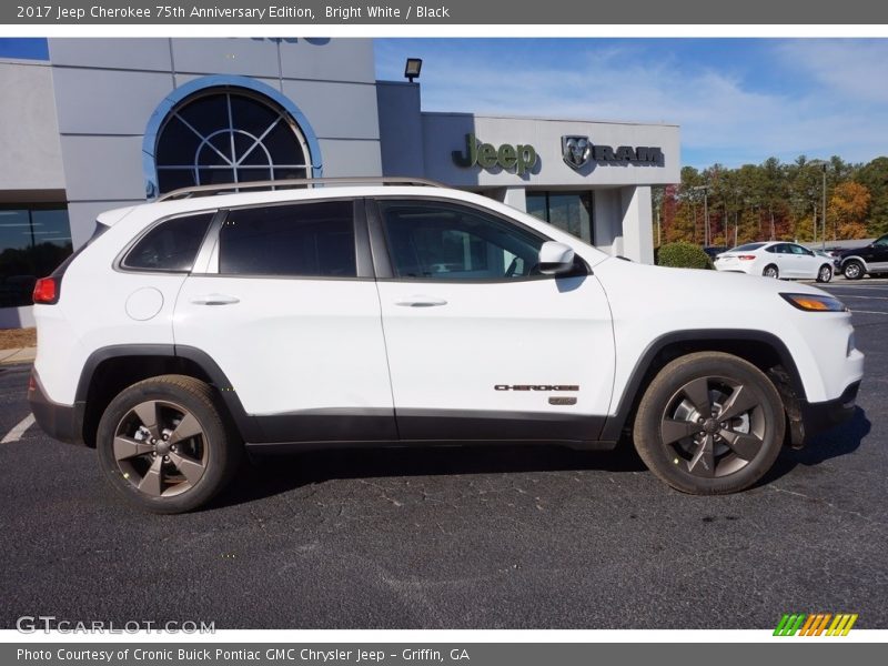 Bright White / Black 2017 Jeep Cherokee 75th Anniversary Edition