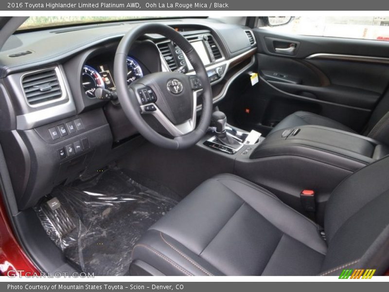 Ooh La La Rouge Mica / Black 2016 Toyota Highlander Limited Platinum AWD