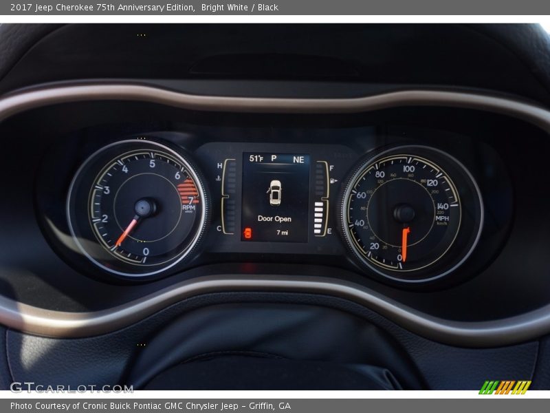 Bright White / Black 2017 Jeep Cherokee 75th Anniversary Edition