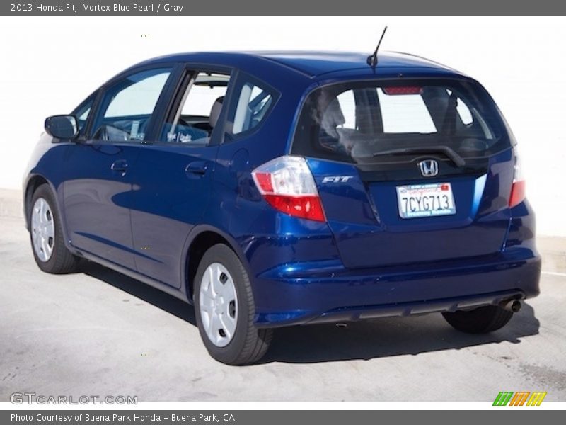 Vortex Blue Pearl / Gray 2013 Honda Fit