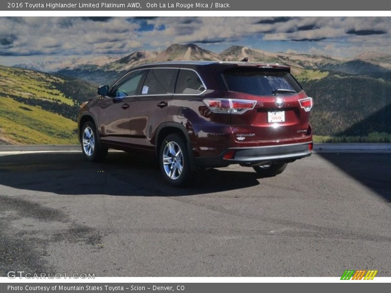 Ooh La La Rouge Mica / Black 2016 Toyota Highlander Limited Platinum AWD