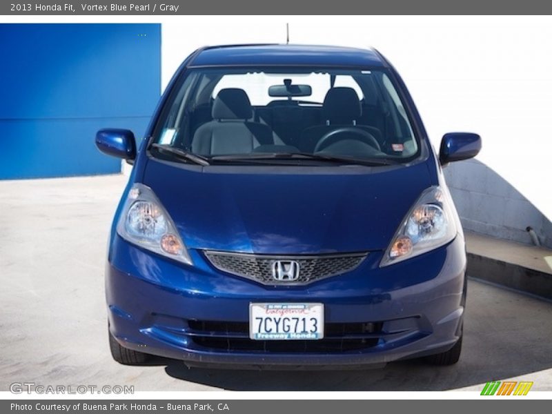 Vortex Blue Pearl / Gray 2013 Honda Fit