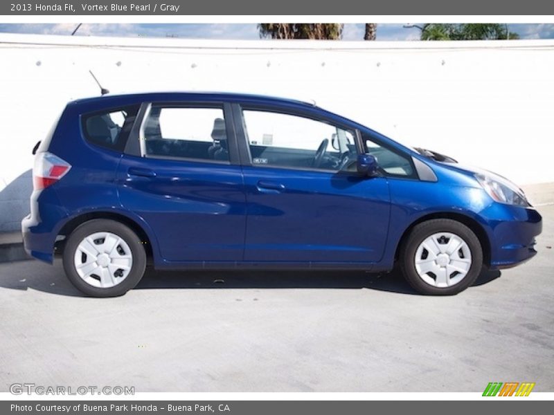 Vortex Blue Pearl / Gray 2013 Honda Fit