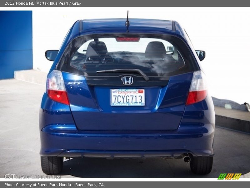 Vortex Blue Pearl / Gray 2013 Honda Fit