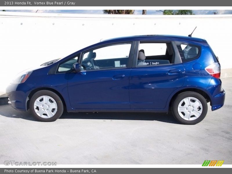 Vortex Blue Pearl / Gray 2013 Honda Fit