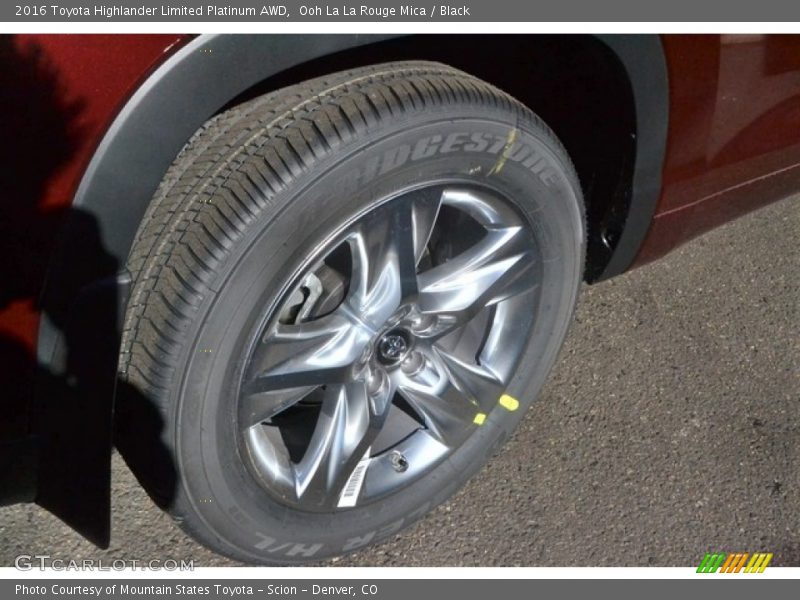Ooh La La Rouge Mica / Black 2016 Toyota Highlander Limited Platinum AWD