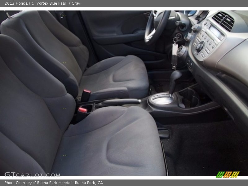 Vortex Blue Pearl / Gray 2013 Honda Fit