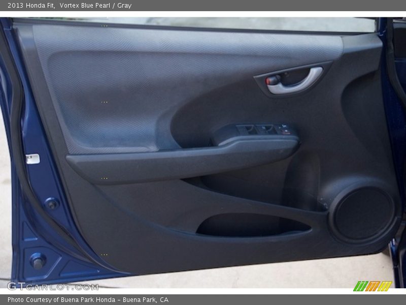 Vortex Blue Pearl / Gray 2013 Honda Fit