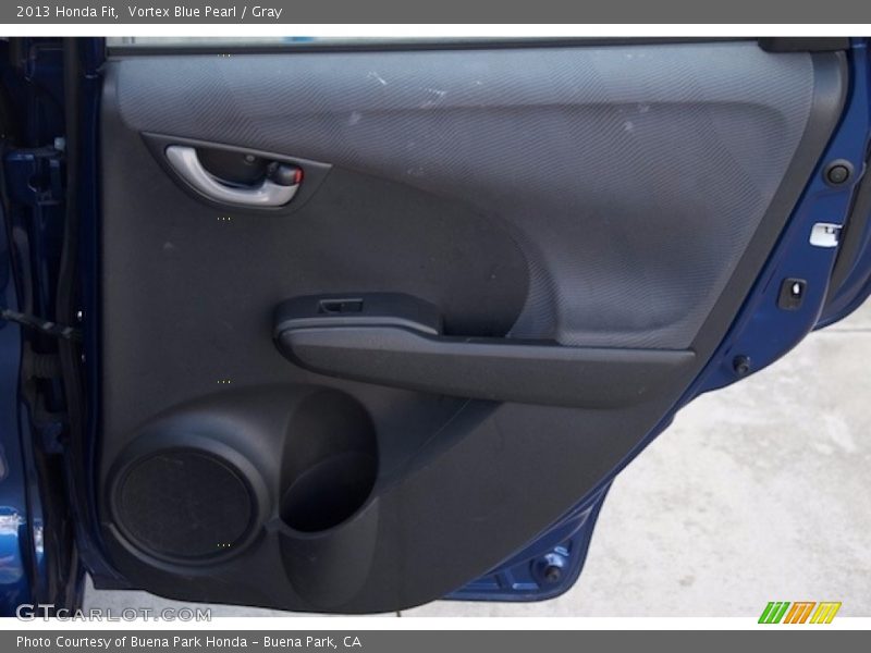 Vortex Blue Pearl / Gray 2013 Honda Fit