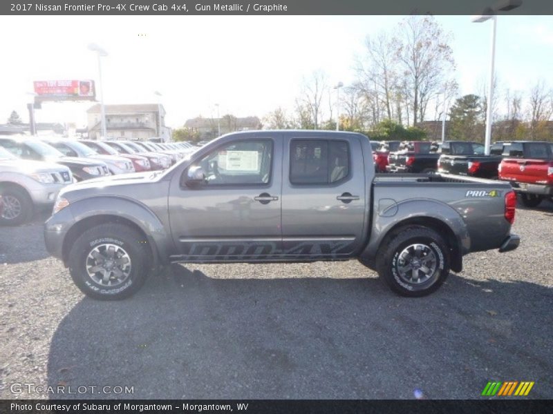 Gun Metallic / Graphite 2017 Nissan Frontier Pro-4X Crew Cab 4x4