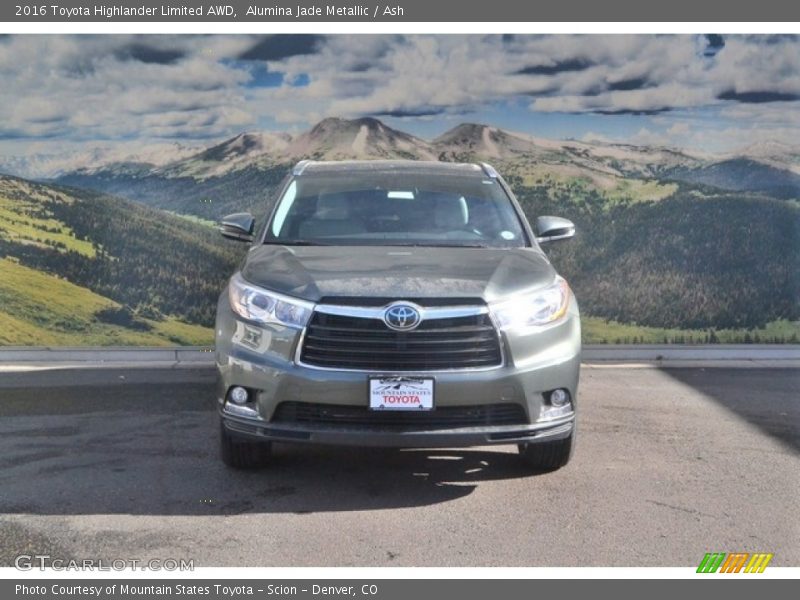Alumina Jade Metallic / Ash 2016 Toyota Highlander Limited AWD