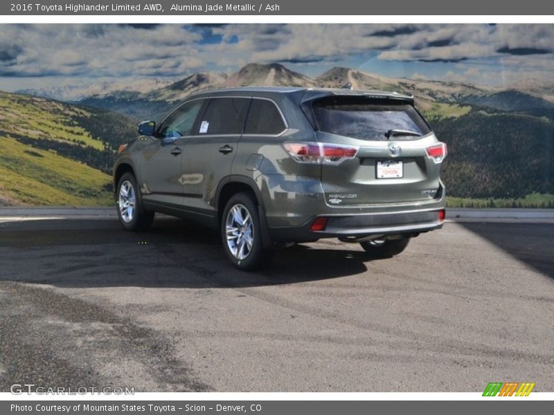 Alumina Jade Metallic / Ash 2016 Toyota Highlander Limited AWD