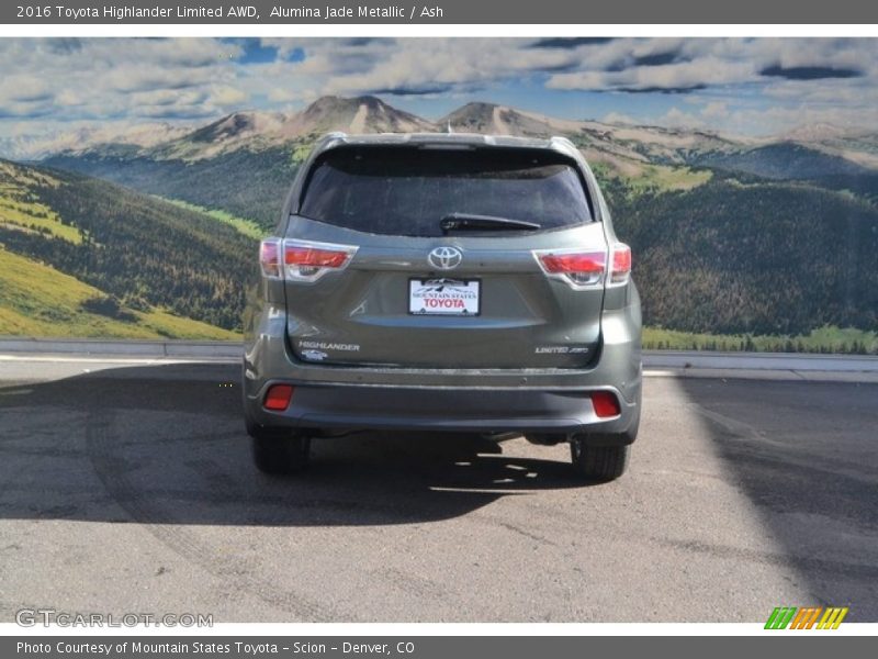 Alumina Jade Metallic / Ash 2016 Toyota Highlander Limited AWD