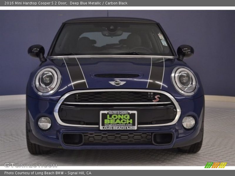 Deep Blue Metallic / Carbon Black 2016 Mini Hardtop Cooper S 2 Door