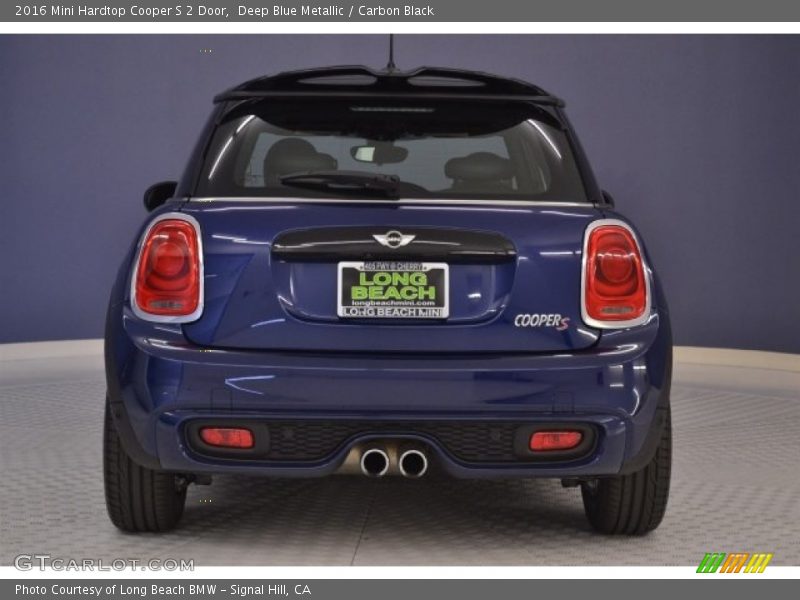Deep Blue Metallic / Carbon Black 2016 Mini Hardtop Cooper S 2 Door