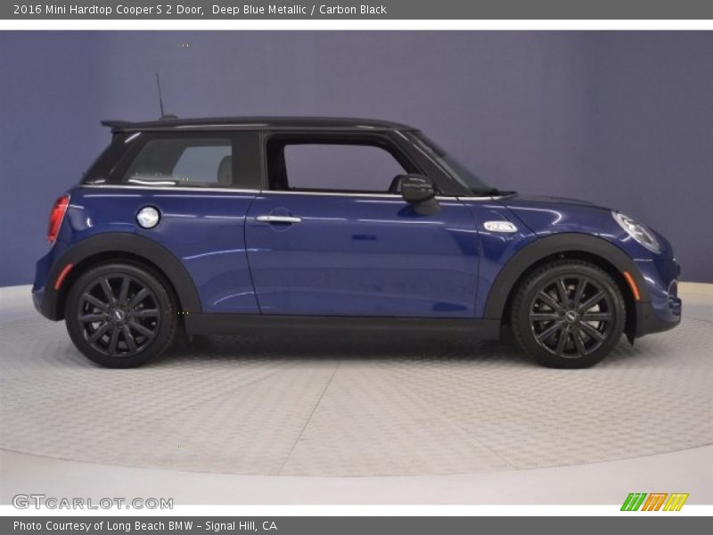 Deep Blue Metallic / Carbon Black 2016 Mini Hardtop Cooper S 2 Door