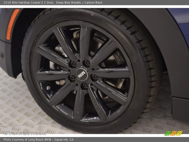 Deep Blue Metallic / Carbon Black 2016 Mini Hardtop Cooper S 2 Door