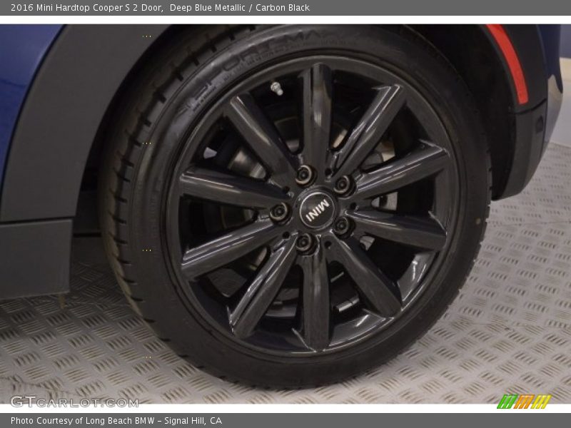 Deep Blue Metallic / Carbon Black 2016 Mini Hardtop Cooper S 2 Door