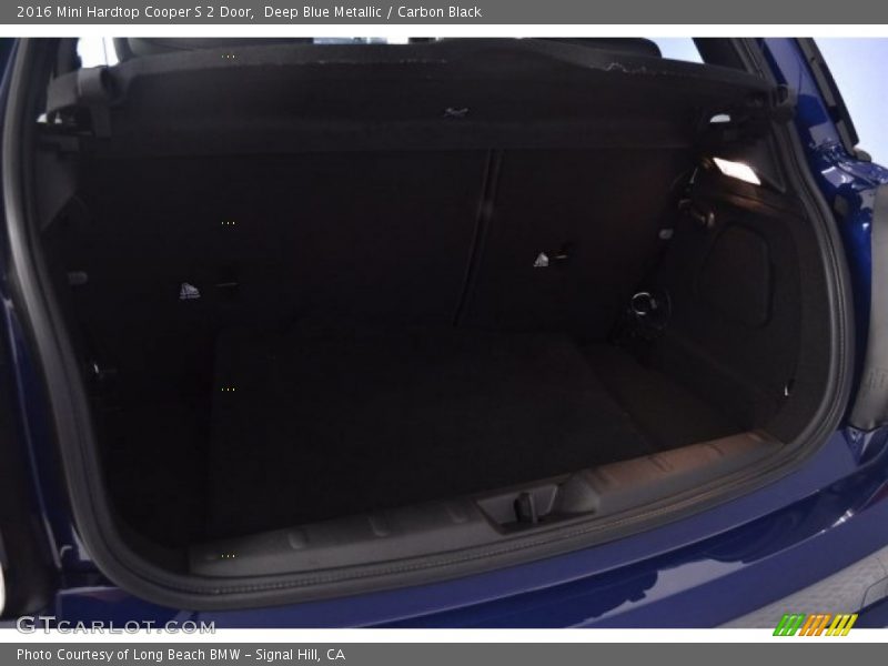 Deep Blue Metallic / Carbon Black 2016 Mini Hardtop Cooper S 2 Door