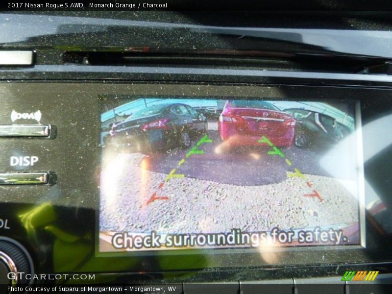 Monarch Orange / Charcoal 2017 Nissan Rogue S AWD