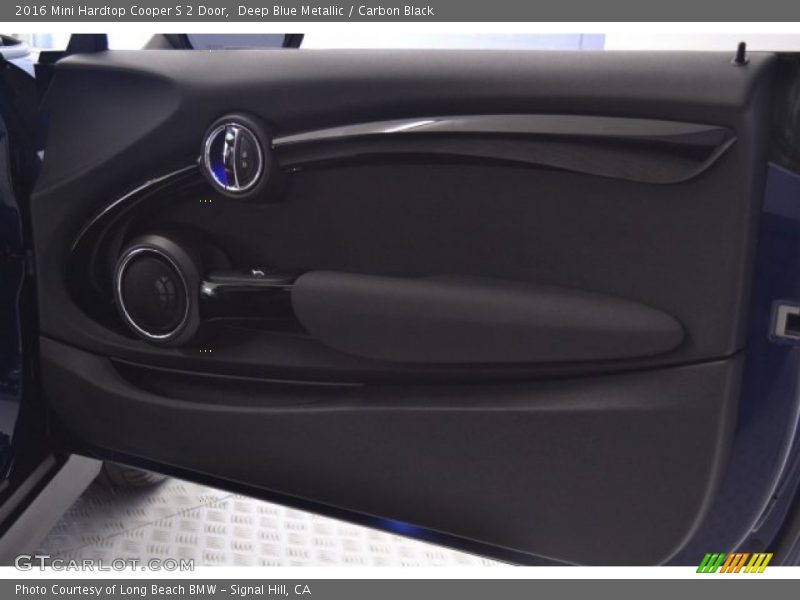 Deep Blue Metallic / Carbon Black 2016 Mini Hardtop Cooper S 2 Door