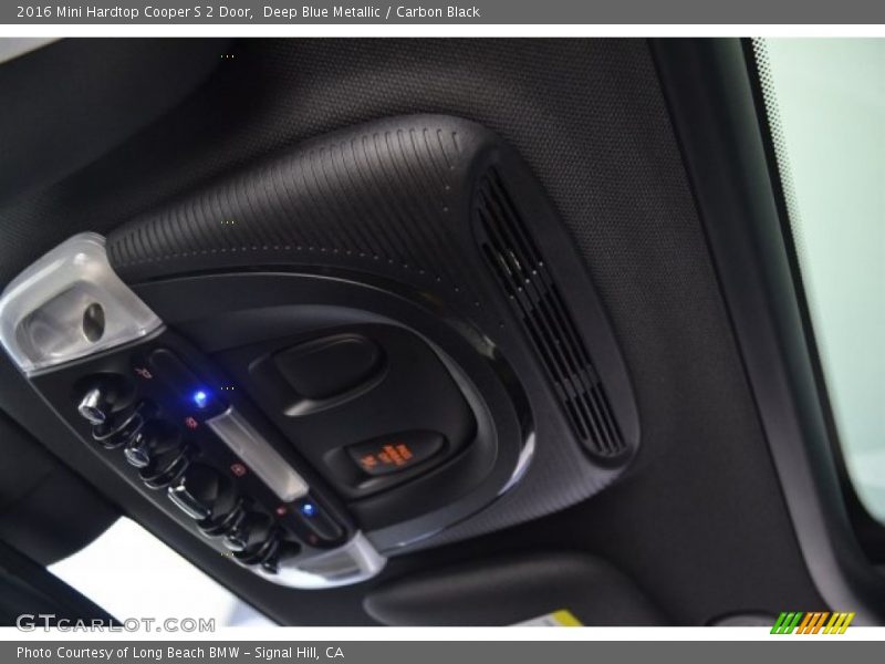 Deep Blue Metallic / Carbon Black 2016 Mini Hardtop Cooper S 2 Door