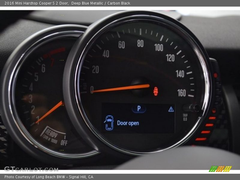 Deep Blue Metallic / Carbon Black 2016 Mini Hardtop Cooper S 2 Door