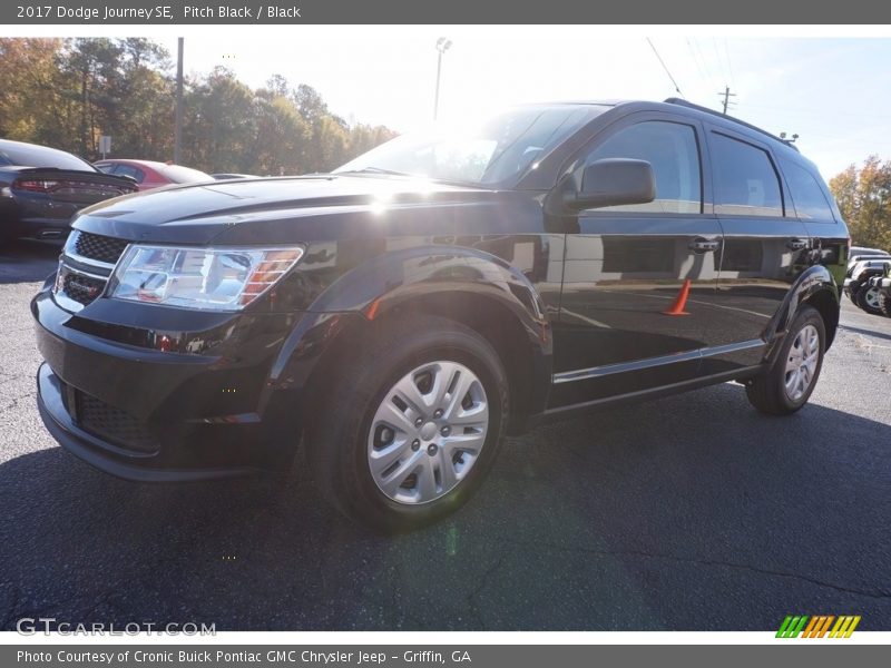 Pitch Black / Black 2017 Dodge Journey SE