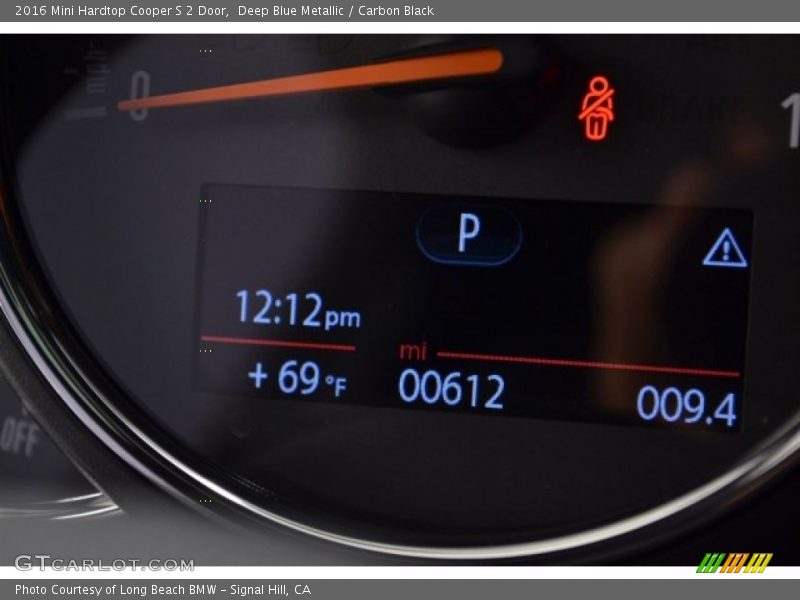 Deep Blue Metallic / Carbon Black 2016 Mini Hardtop Cooper S 2 Door