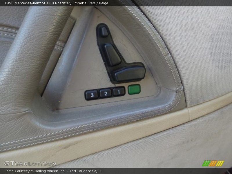 Imperial Red / Beige 1998 Mercedes-Benz SL 600 Roadster
