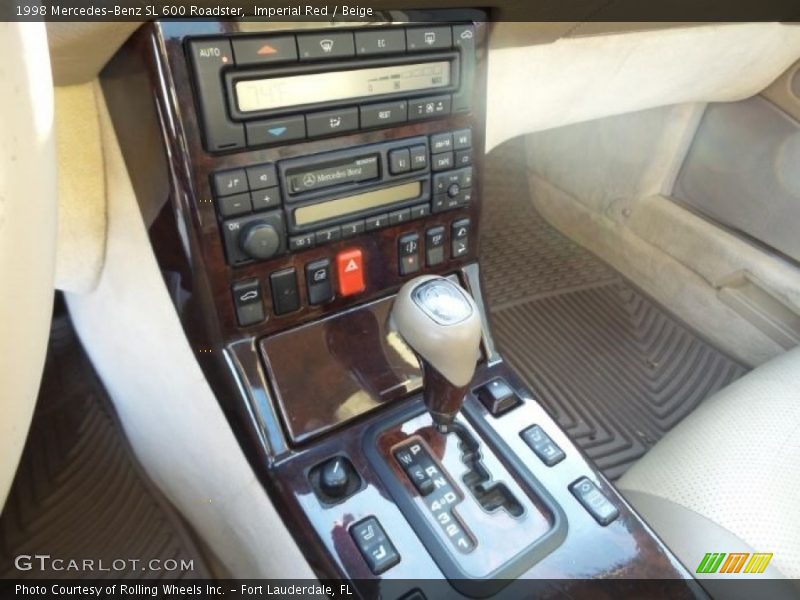 Imperial Red / Beige 1998 Mercedes-Benz SL 600 Roadster