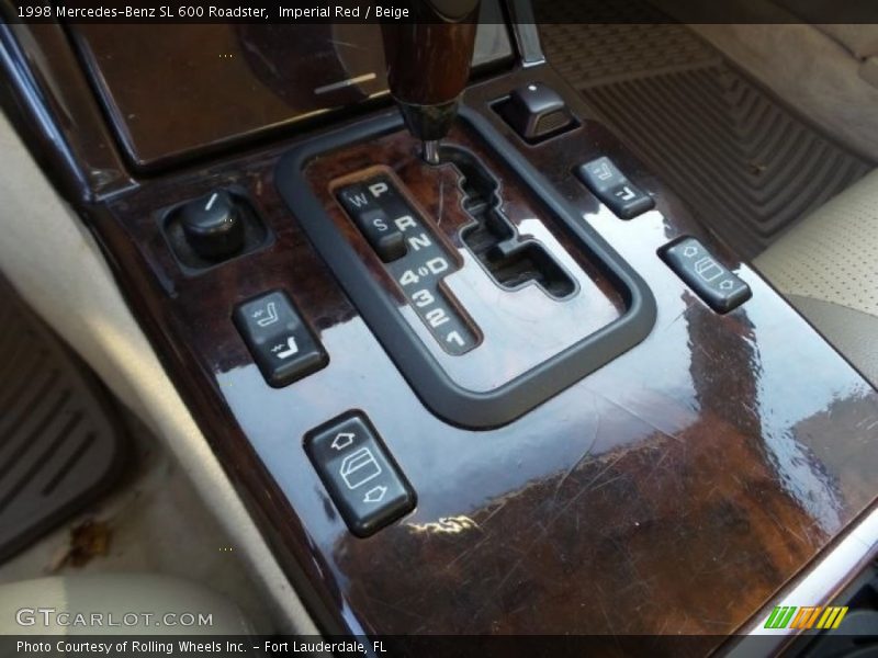 Imperial Red / Beige 1998 Mercedes-Benz SL 600 Roadster