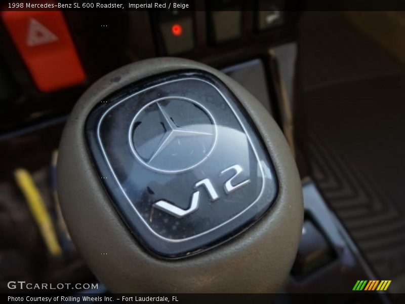 Imperial Red / Beige 1998 Mercedes-Benz SL 600 Roadster