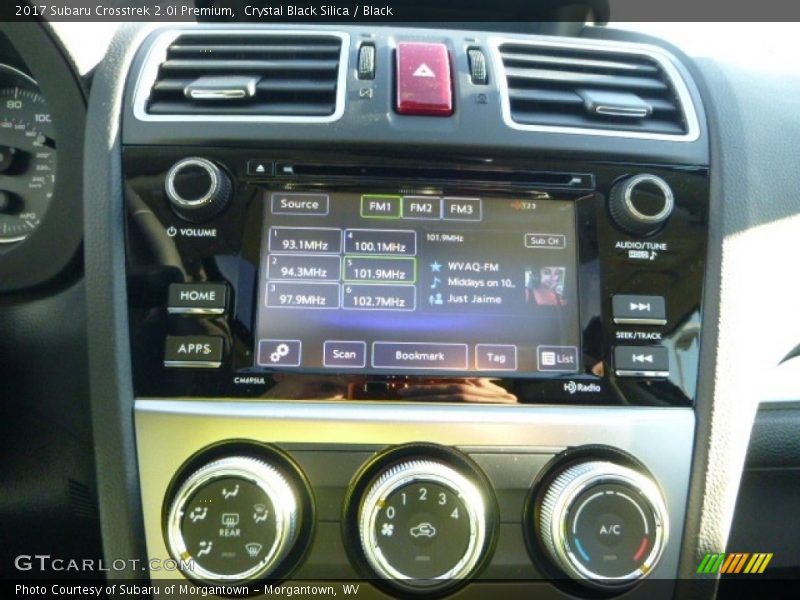 Crystal Black Silica / Black 2017 Subaru Crosstrek 2.0i Premium