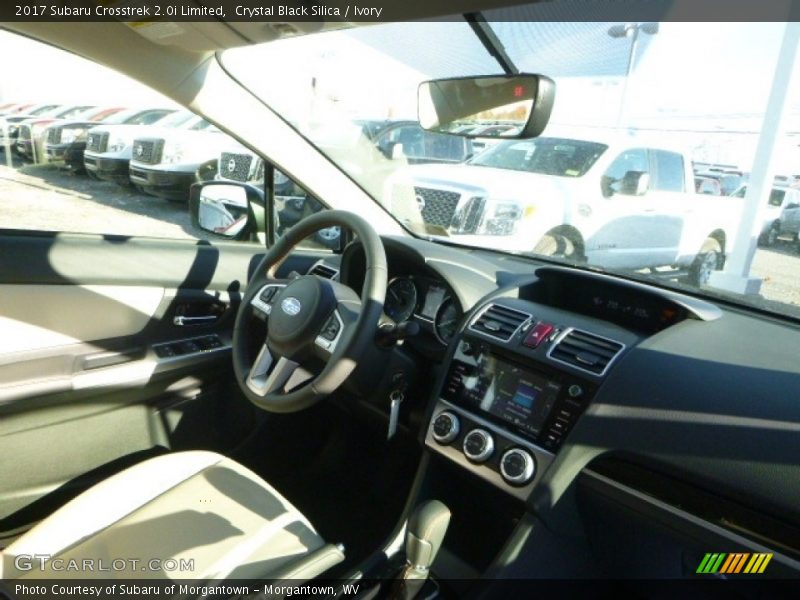 Crystal Black Silica / Ivory 2017 Subaru Crosstrek 2.0i Limited