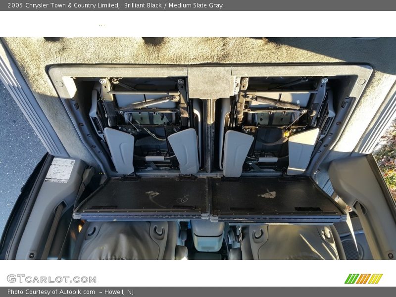 Brilliant Black / Medium Slate Gray 2005 Chrysler Town & Country Limited