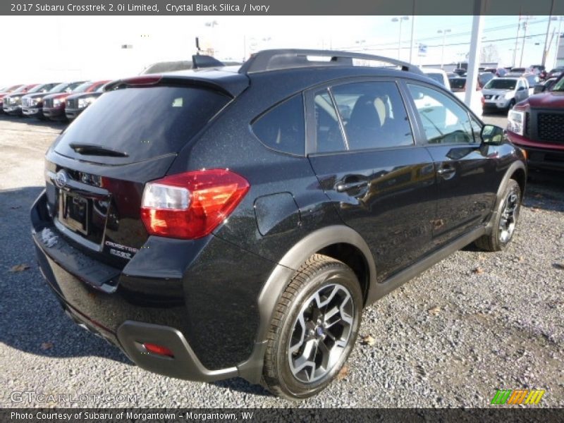 Crystal Black Silica / Ivory 2017 Subaru Crosstrek 2.0i Limited