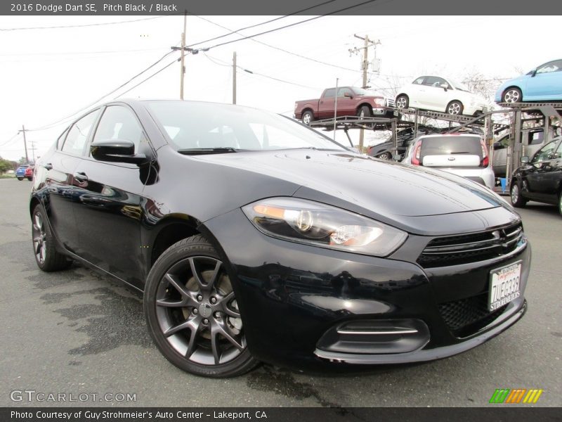 Pitch Black / Black 2016 Dodge Dart SE