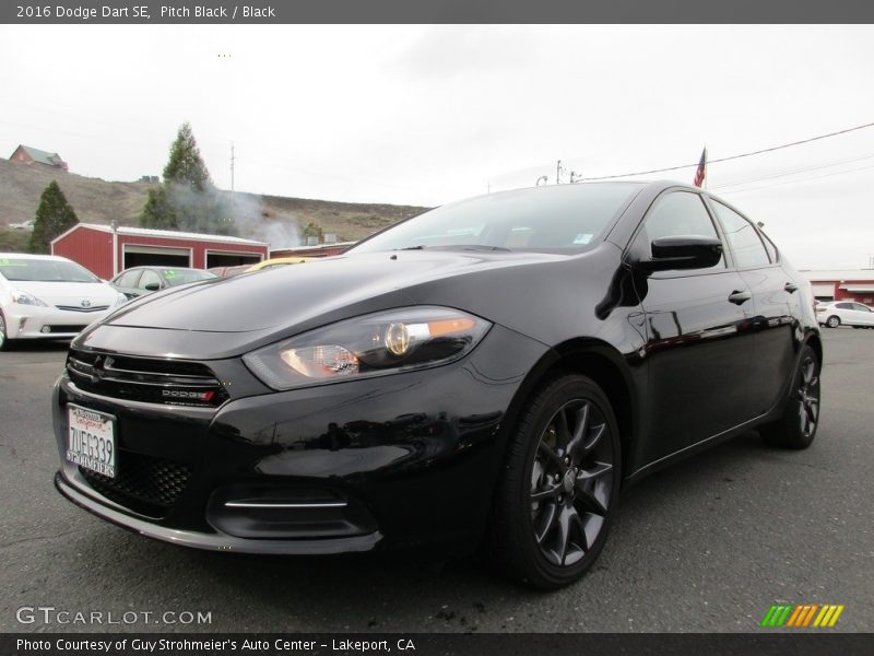 Pitch Black / Black 2016 Dodge Dart SE