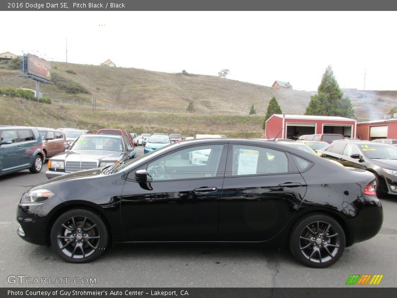 Pitch Black / Black 2016 Dodge Dart SE