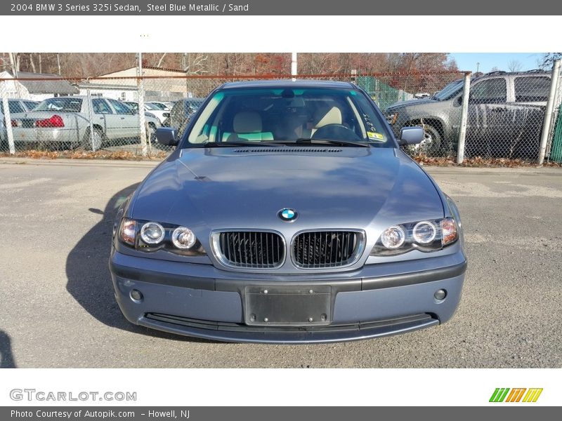 Steel Blue Metallic / Sand 2004 BMW 3 Series 325i Sedan